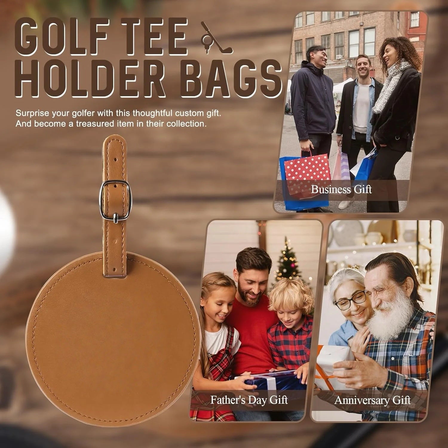 SWINGBY Personalized Golf Bag Tag